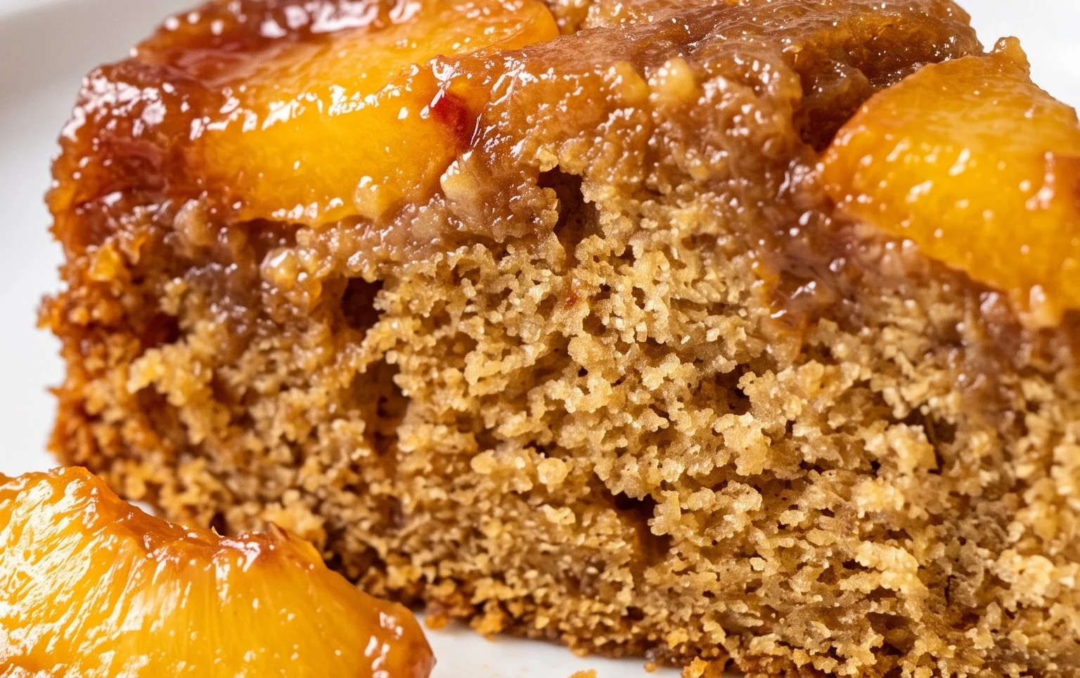 Brown Sugar Peach Cake