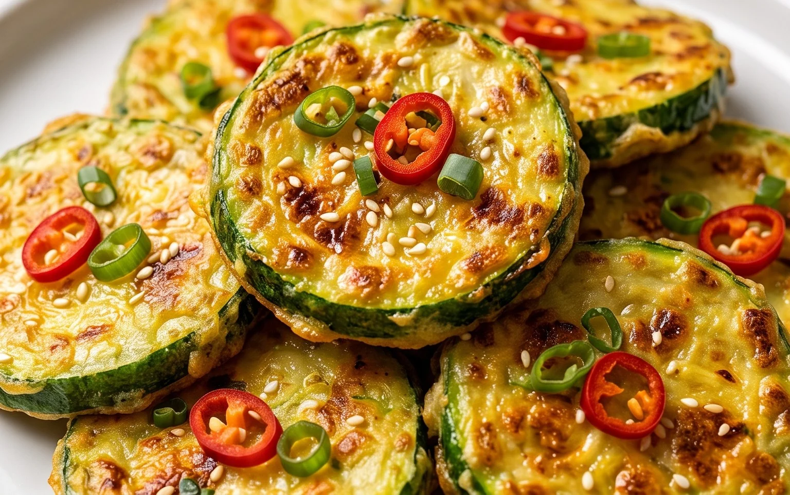 Quick & Easy Korean Zucchini Fritters (Hobak Jeon)