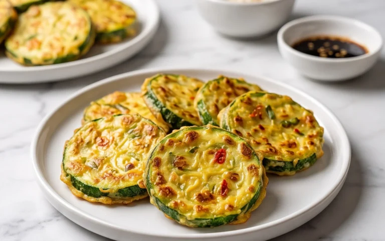 Quick & Easy Korean Zucchini Fritters (Hobak Jeon)