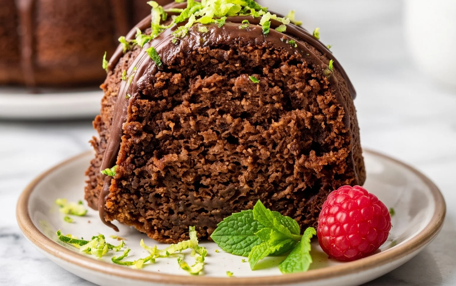 Chocolate Zucchini Bundt Cake 