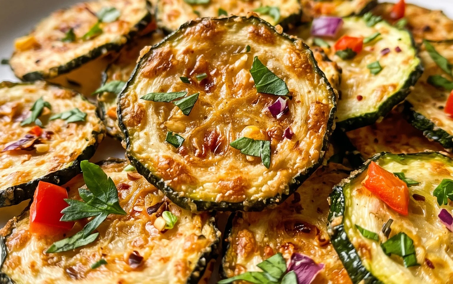 Crispy Baked Zucchini Chips