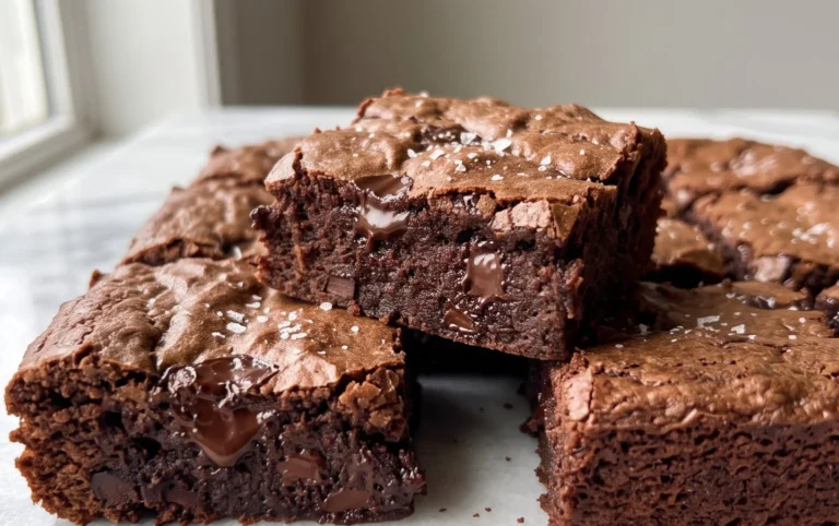 Flourless Chickpea Brownies (Vegan & Gluten Free)