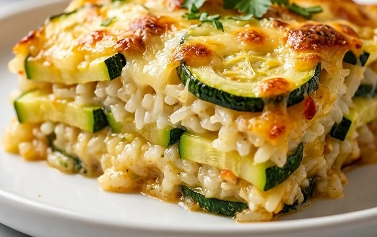 Julia Child's Zucchini and Rice Gratin (Tian de Courgettes au Riz)