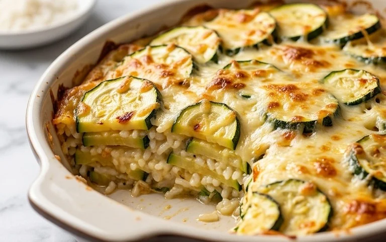 Julia Child's Zucchini and Rice Gratin (Tian de Courgettes au Riz)