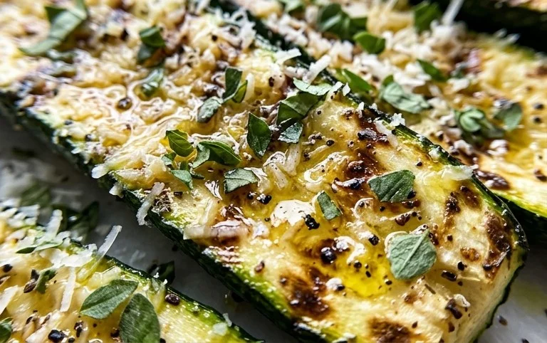Grilled Zucchini with Parmesan