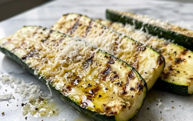 Grilled Zucchini with Parmesan