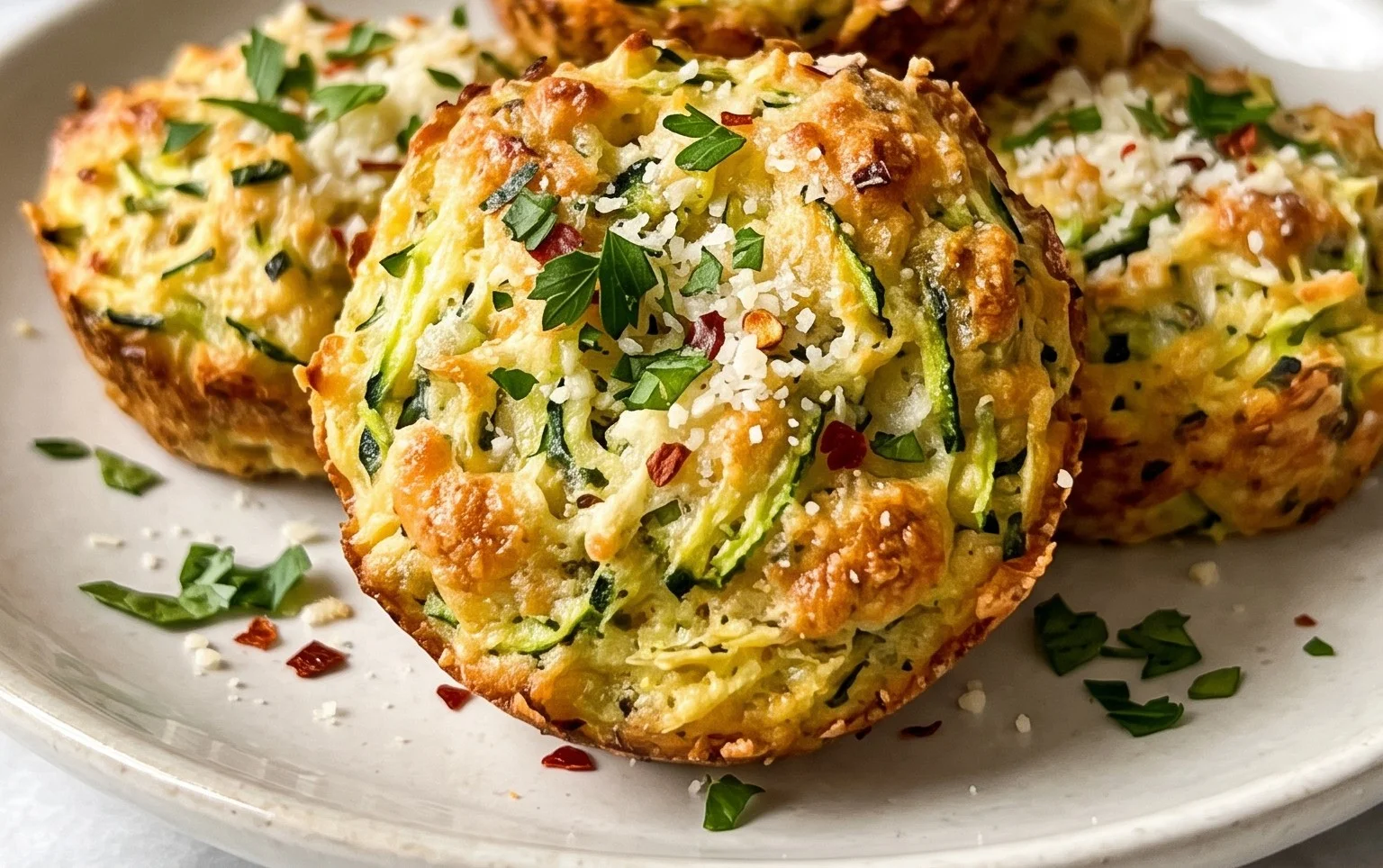 Zucchini Garlic Bites