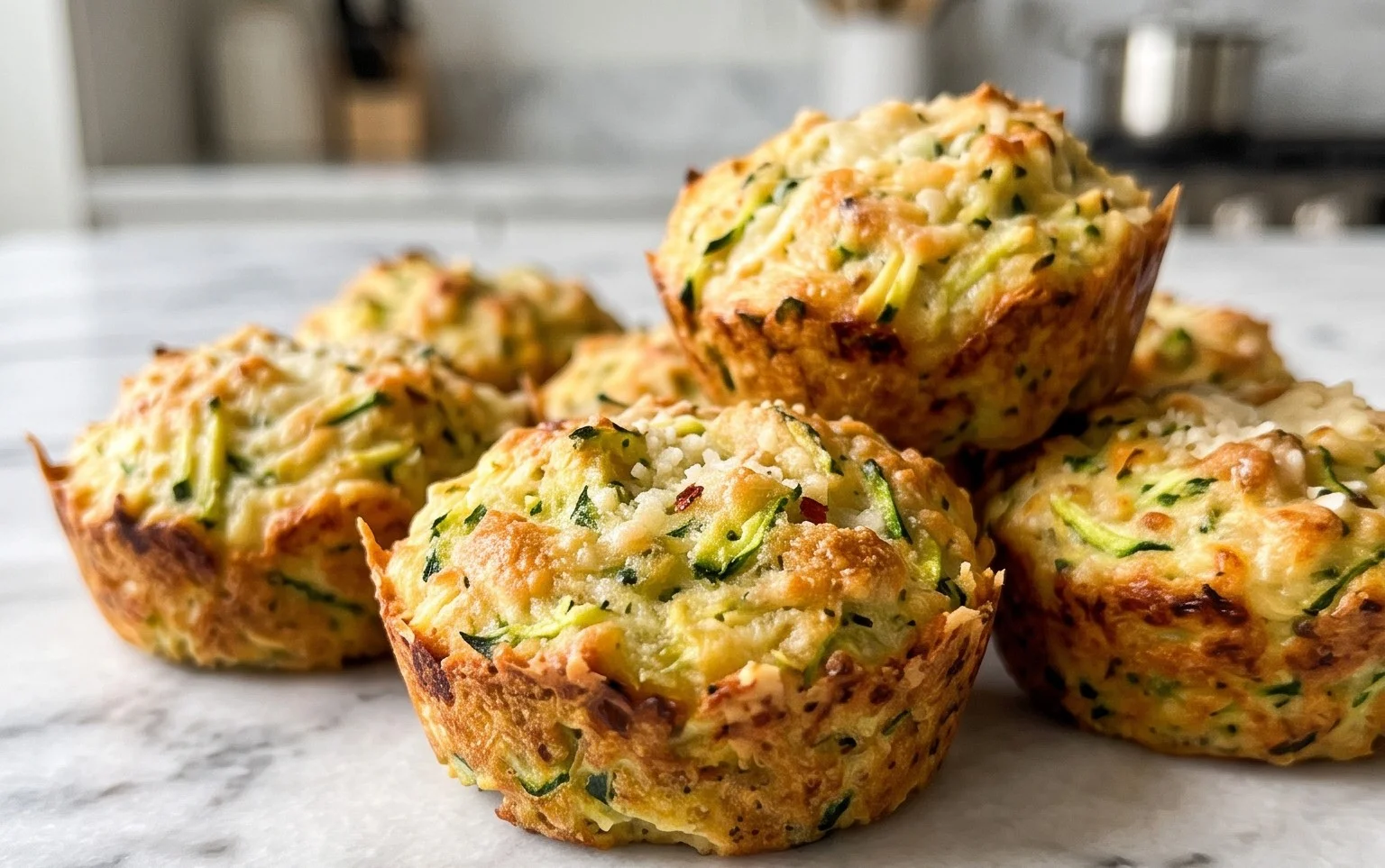 Zucchini Garlic Bites