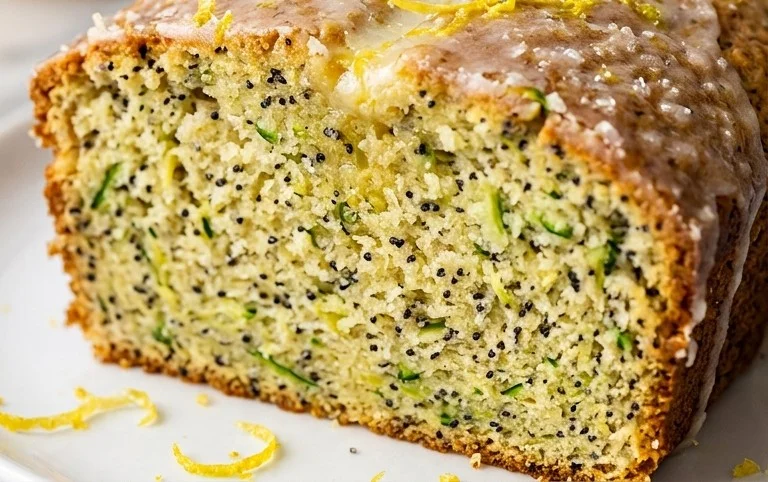 Easy Lemon Poppy Seed Zucchini Bread