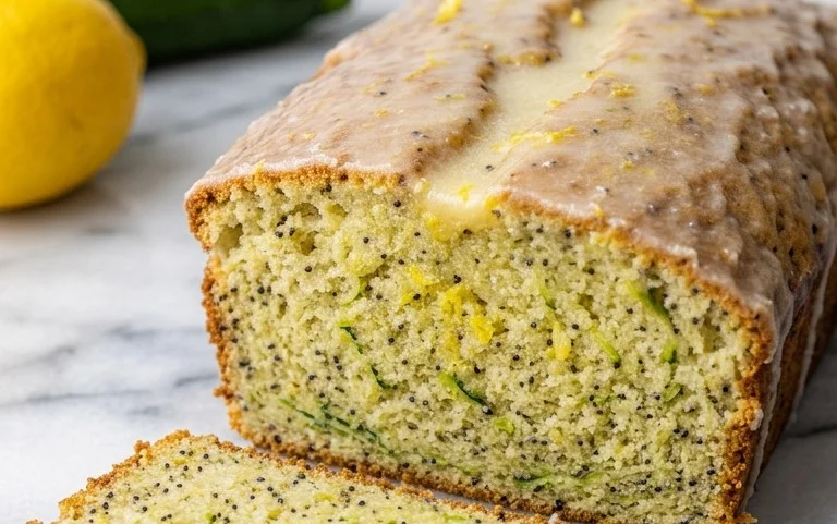Easy Lemon Poppy Seed Zucchini Bread