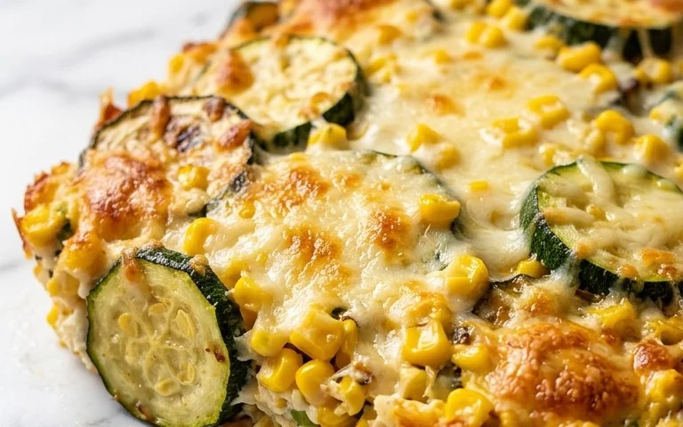 Zucchini Corn Parmesan Bake Recipe
