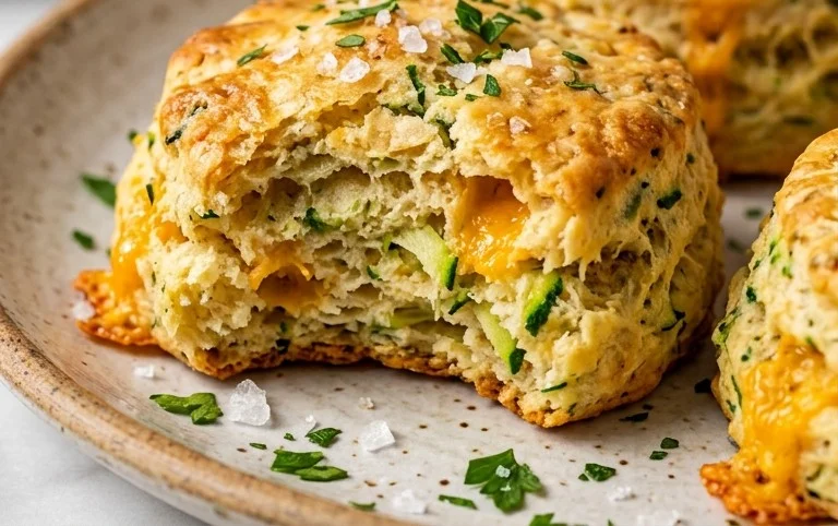 Zucchini Cheddar Biscuits