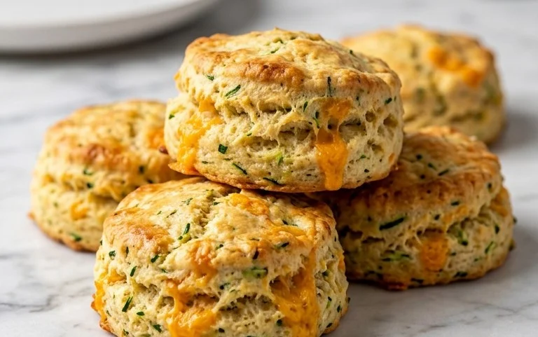 Zucchini Cheddar Biscuits