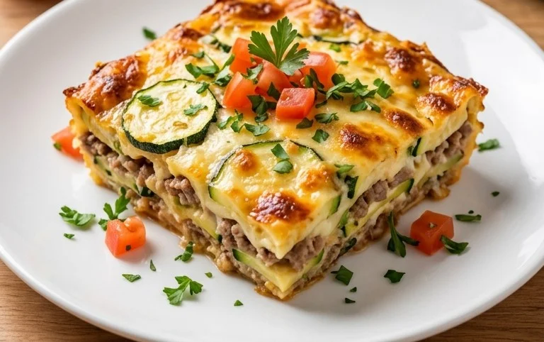 Cheesy Baked Zucchini Casserole