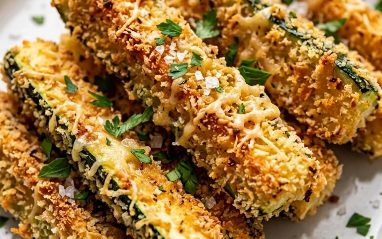 Baked Zucchini Sticks (Oven or Air Fryer)